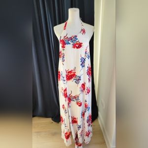 SOMEDAYS LOVIN' | True Romance' Floral Print Halter Maxi Dress